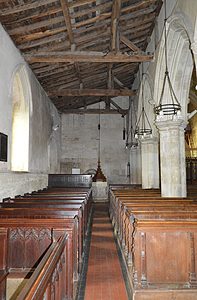 The south aisle looking west March 2014